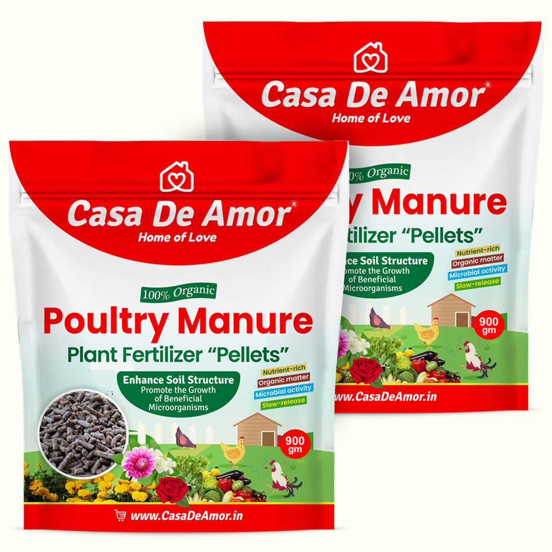 Casa De Amor Poultry Manure Organic Fertilizer Pellets | Sustainable and Nutrient-rich Solution for Plants