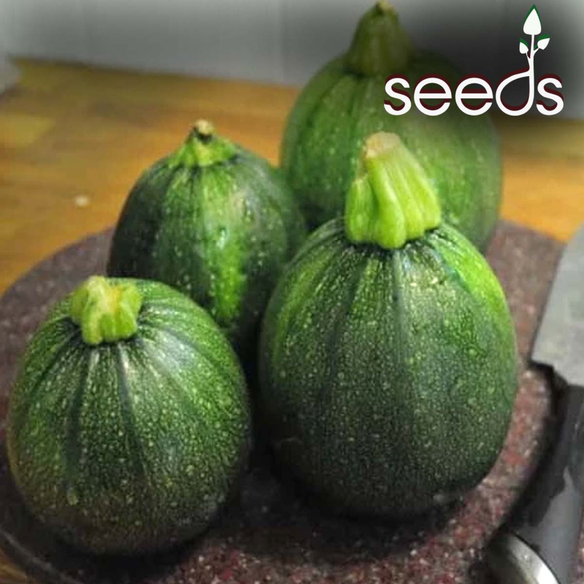 Squash Globe Round Green- 20 Seeds
