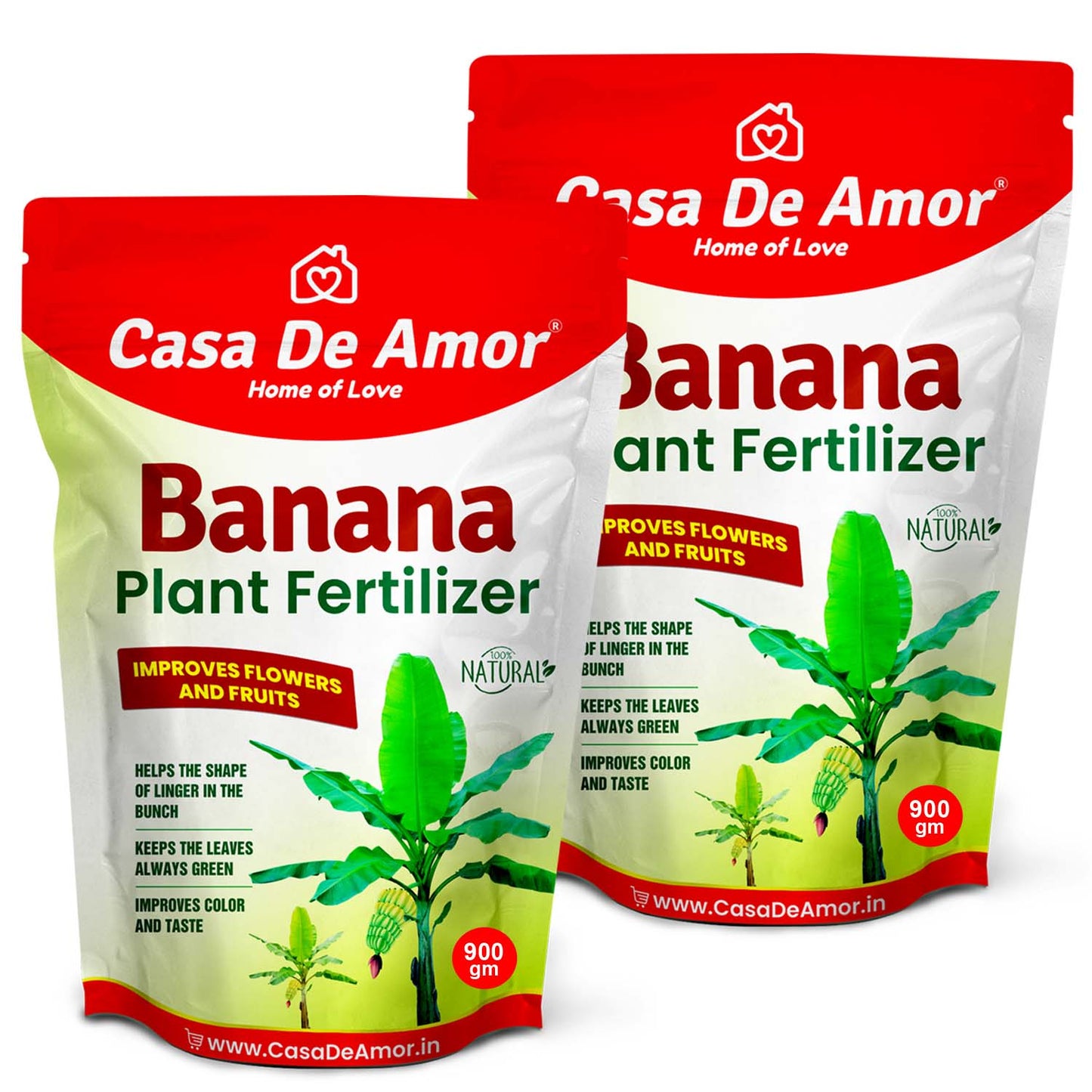 Casa De Amor Banana Plant Fertilizer, Plant Feeds & Growth Promoter for Banana Plants