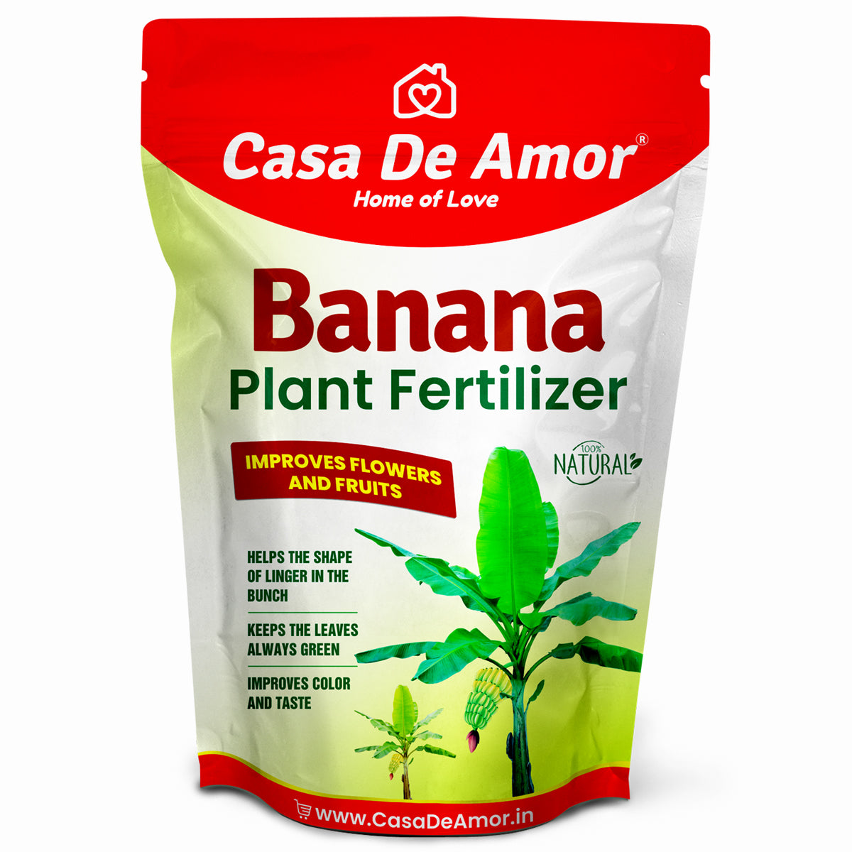 Casa De Amor Banana Plant Fertilizer, Plant Feeds & Growth Promoter for Banana Plants