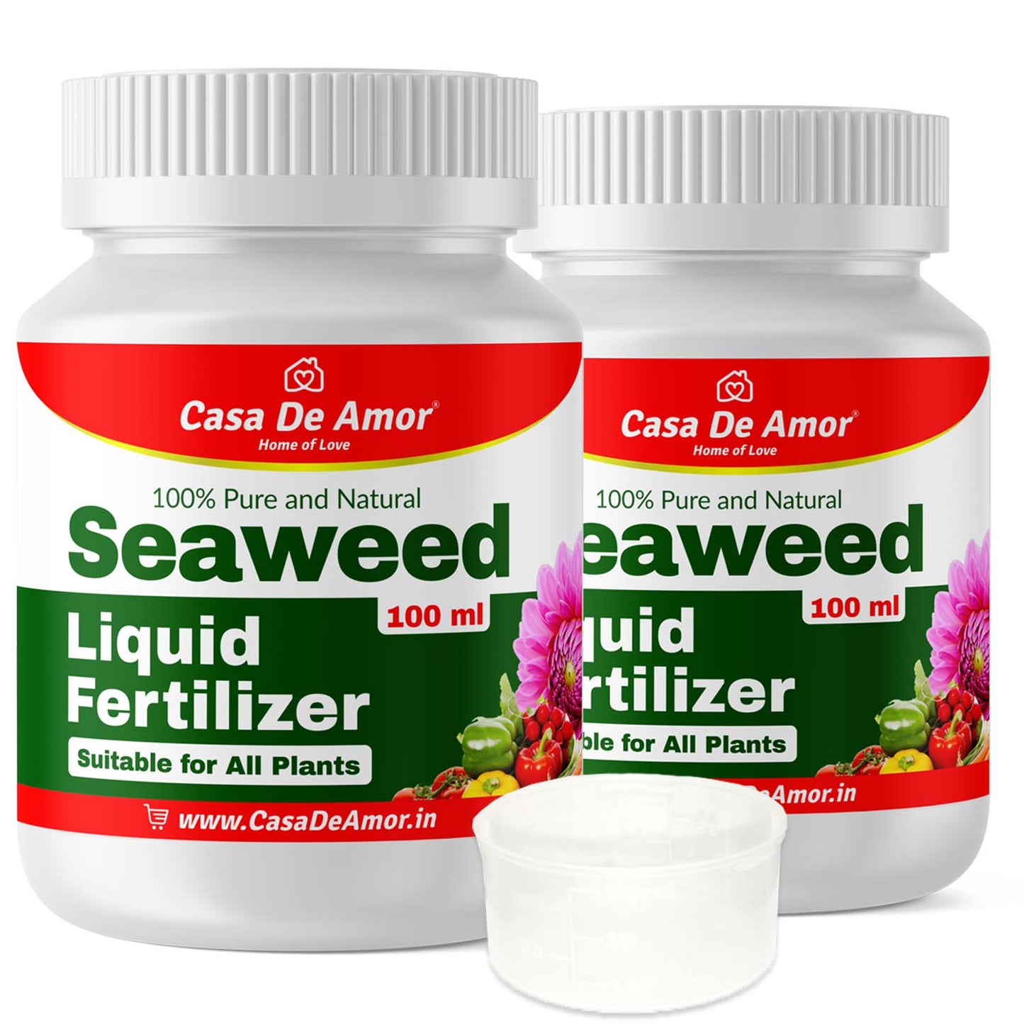 Casa De Amor Liquid Fertilizer Seaweed Extract for spray and drenching for Indoor and outdoor Plants