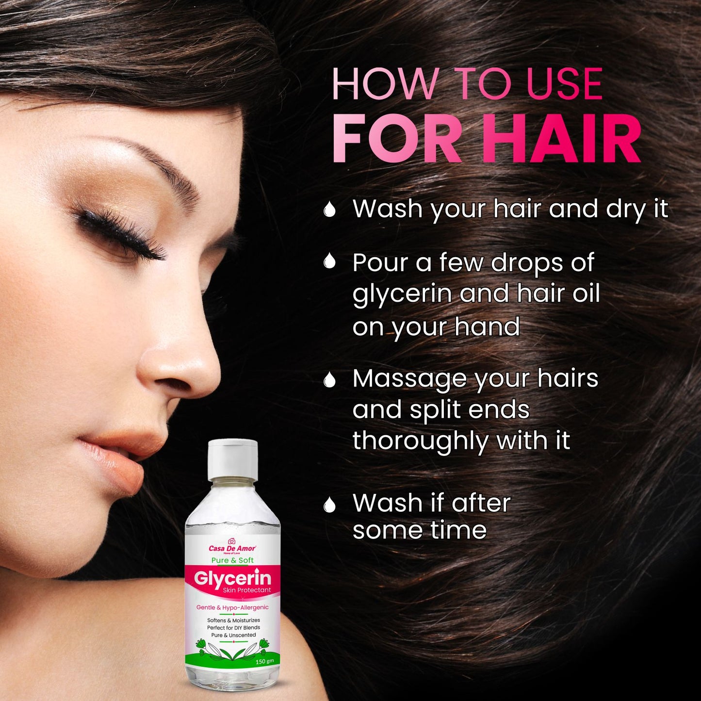 Casa De Amor Glycerin Pure Liquid For Soft & Moisturize Skin, Anti-Aging, Face, Lips, DIY, Soap Making, Beauty & Skin Care