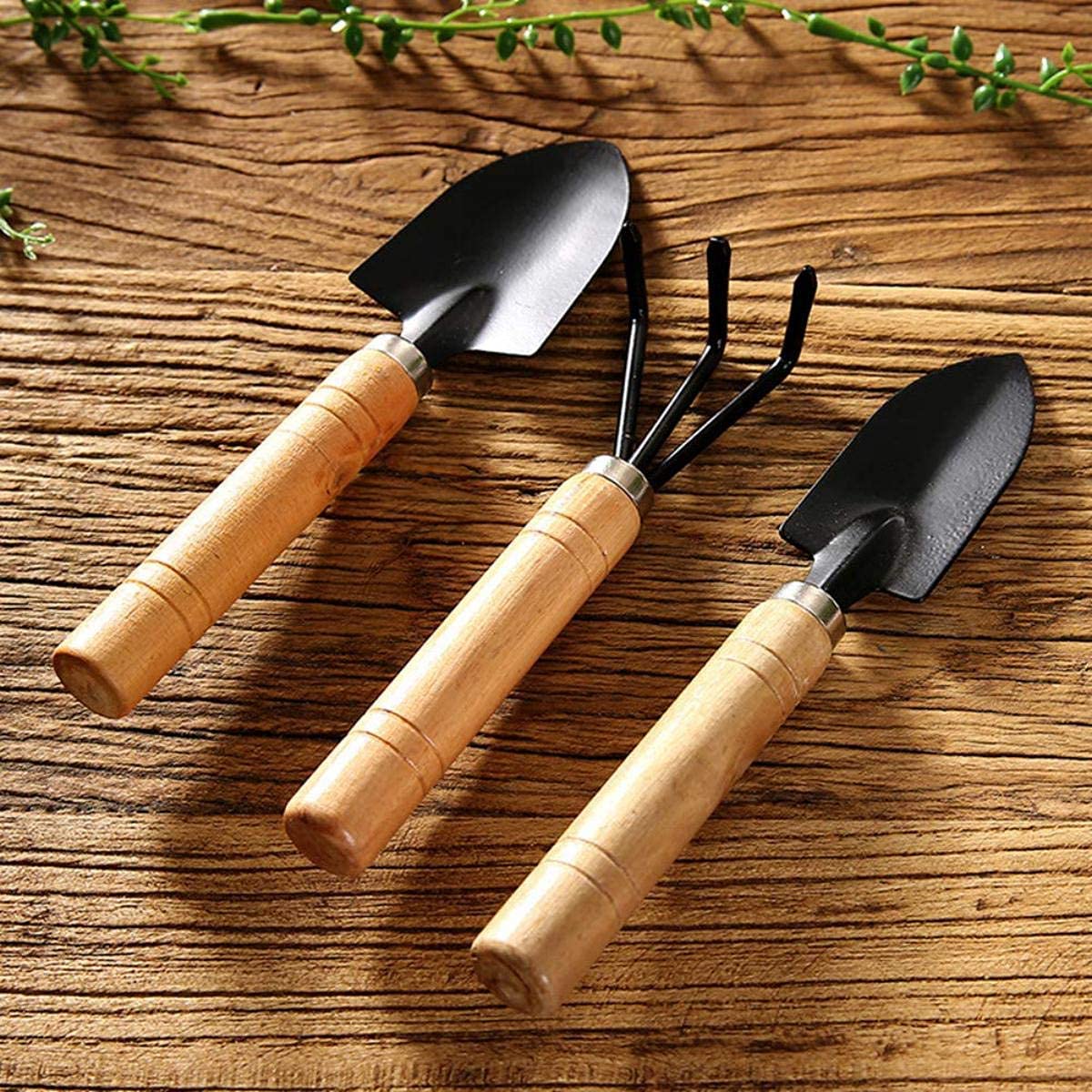 Casa De Amor Mini Gardening Tools Kit - Cultivator, Trans-Planter and Trowel (3 Piece)