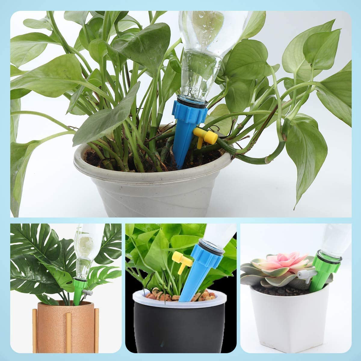 Casa De Amor Drip Irrigation kit for Home Garden Plants, Self-Watering Spikes Plants, Automatic Water Devices for Plant with Slow Release Control Tap Drip Irrigation (Pack of 10)