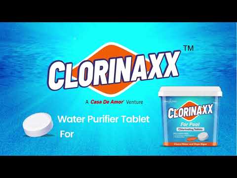 Casa De Amor Clorinaxx Swimming Pool Water Purifier Tablet Chlorine TCCA 90, 200 gm Tablets