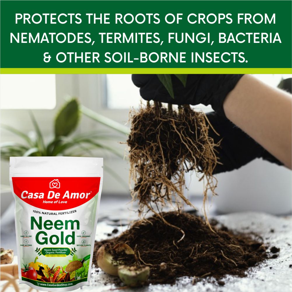Casa De Amor Special Combo Pack- Neem Khal Powder (900 gm)+Mustard Oil Cake Powder (900 gm) total 1800 gm