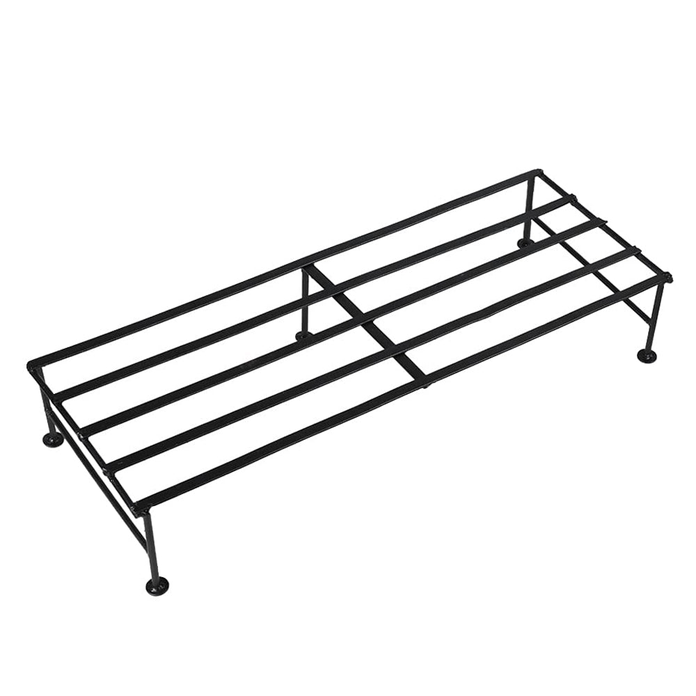 Casa De Amor Rectangular Metal Plant Stand / Pot Stand - 24 inches for Indoor & Outdoor Use (Plants not included)