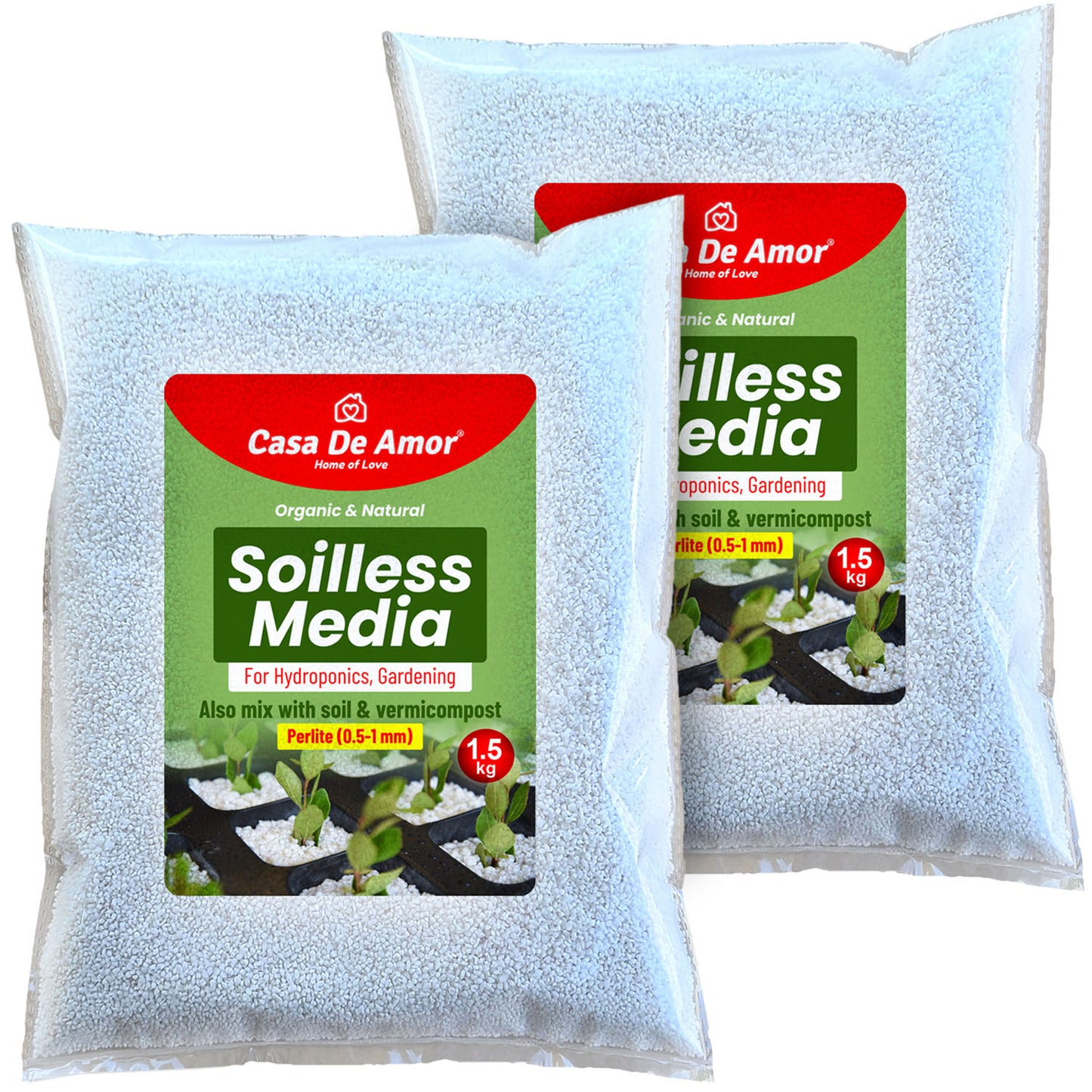 Casa De Amor Soilless Growing Media for hydroponics, Rooting cuttings, Seedling and Gardening