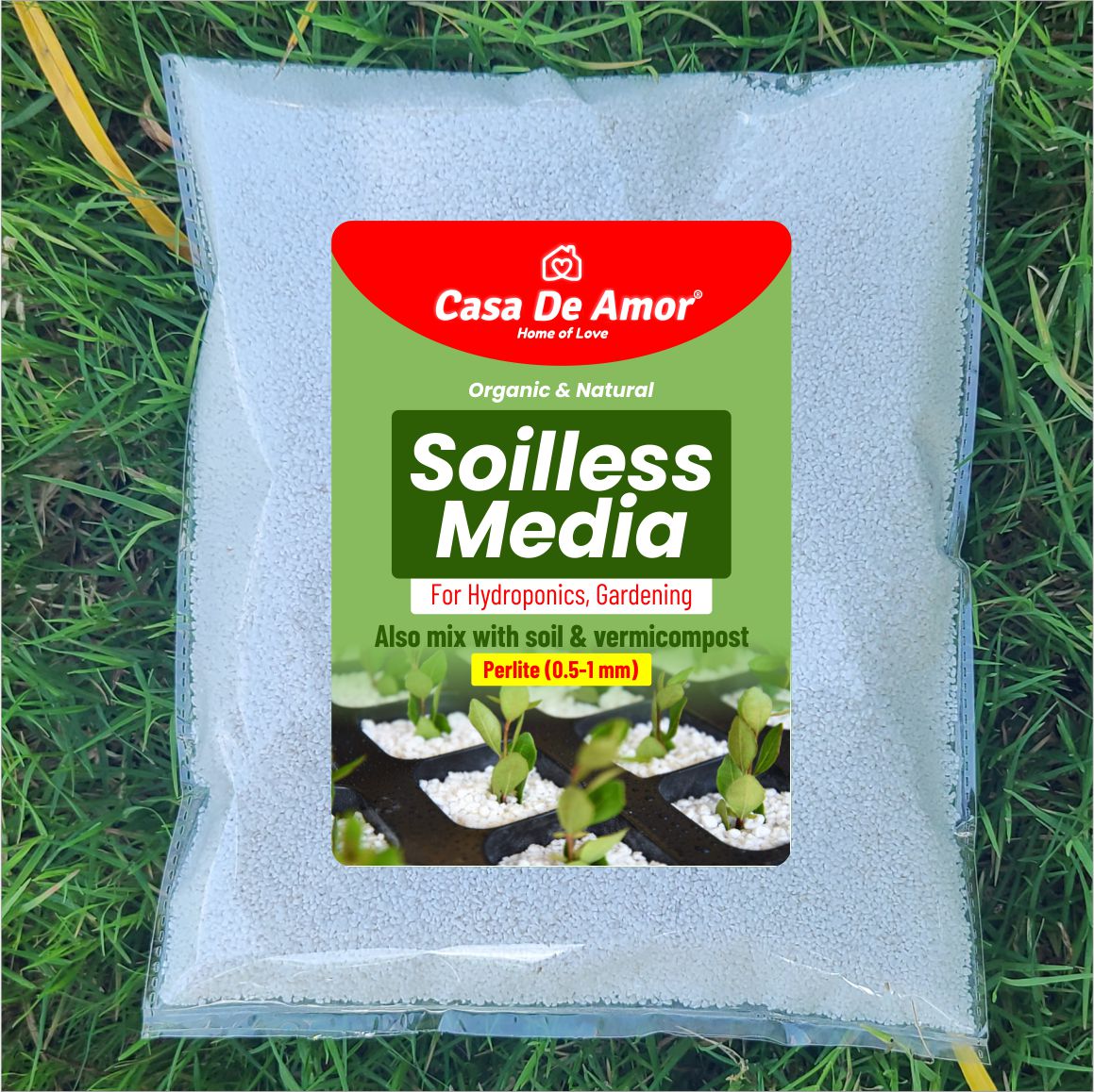 Casa De Amor Soilless Growing Media for hydroponics, Rooting cuttings, Seedling and Gardening