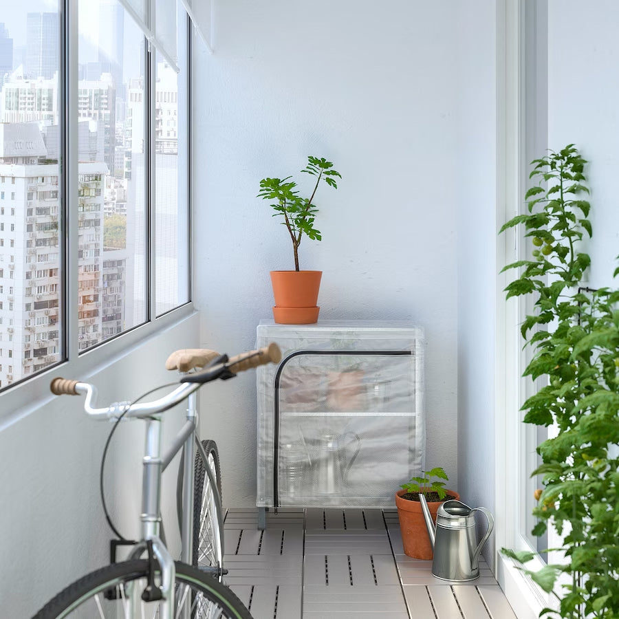 Casa De Amor shelving unit perfect for plants to protect your things from dust, small greenhouse indoors or outdoors (Set of 1)