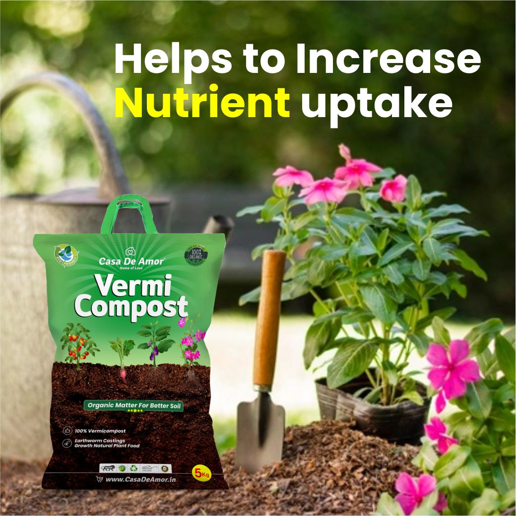Casa De Amor Cocopeat and Vermicompost Excellent Media for Terrace, Balcony and Home Gardening