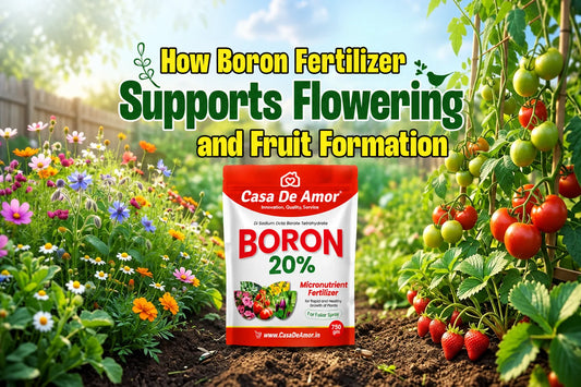 How Boron Fertilizer Supports Flowering and Fruit Formation?