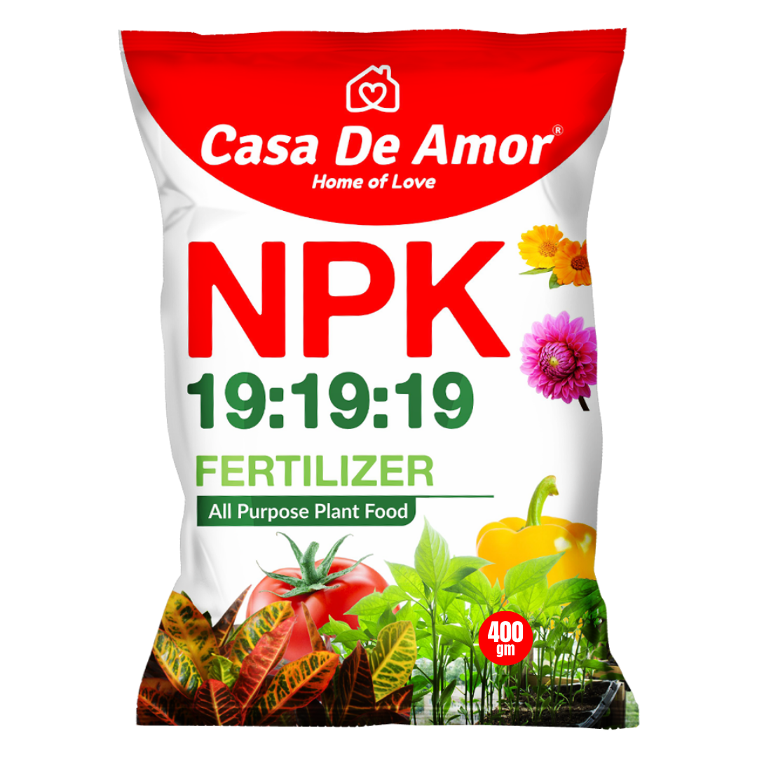 Casa De Amor NPK 19 19 19 Fertilizer for Plants and Gardening All Purpose Plant Food