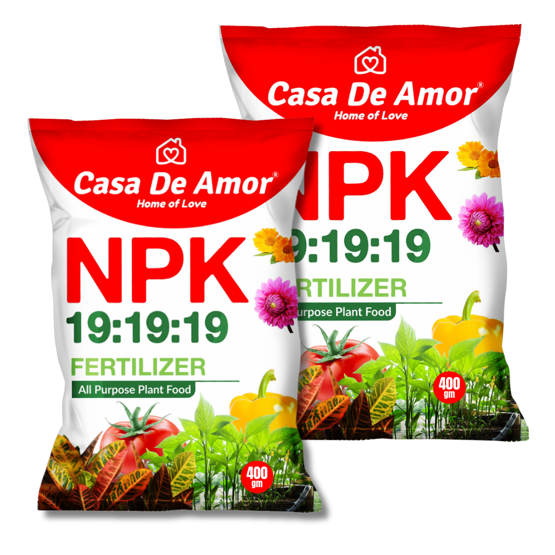 Casa De Amor NPK 19 19 19 Fertilizer for Plants and Gardening All Purpose Plant Food