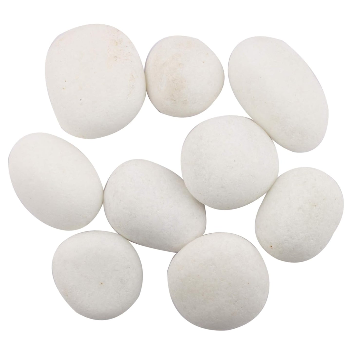 Casa De Amor Marble Stones for Landscaping and Garden Decor, Snow White- 2-3 Inch