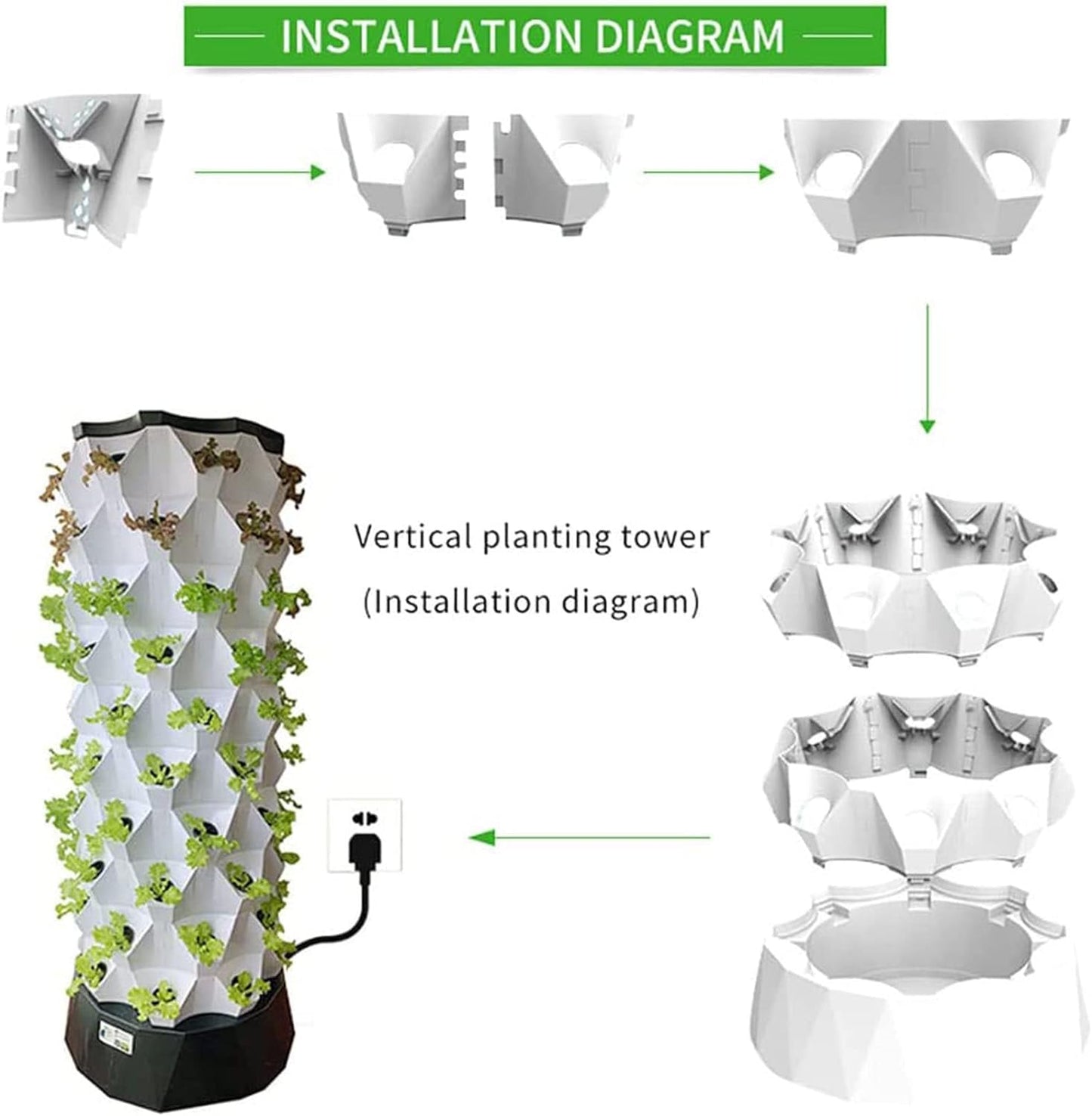 Casa De Amor Aeroponic Growing Towers, Hydroponics Vertical Garden Systems