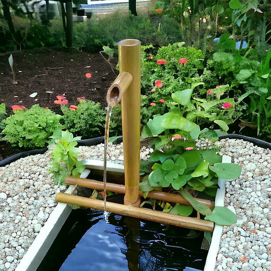 Casa De Amor Outdoor Bamboo Fountain | Without Base Bowl