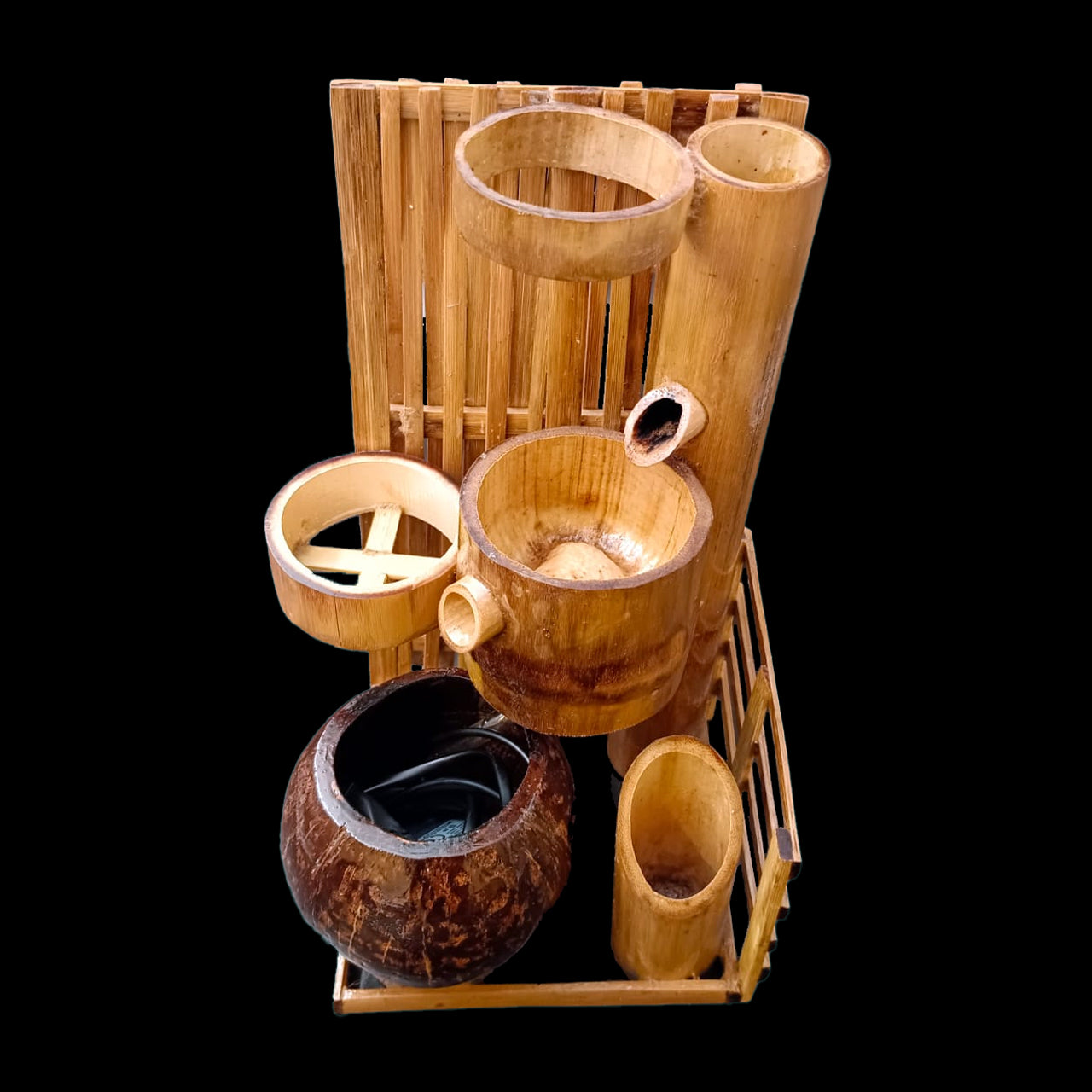 Casa De Amor Bamboo Fountain for Indoor Outdoor Living Room Home Decor and Gifts