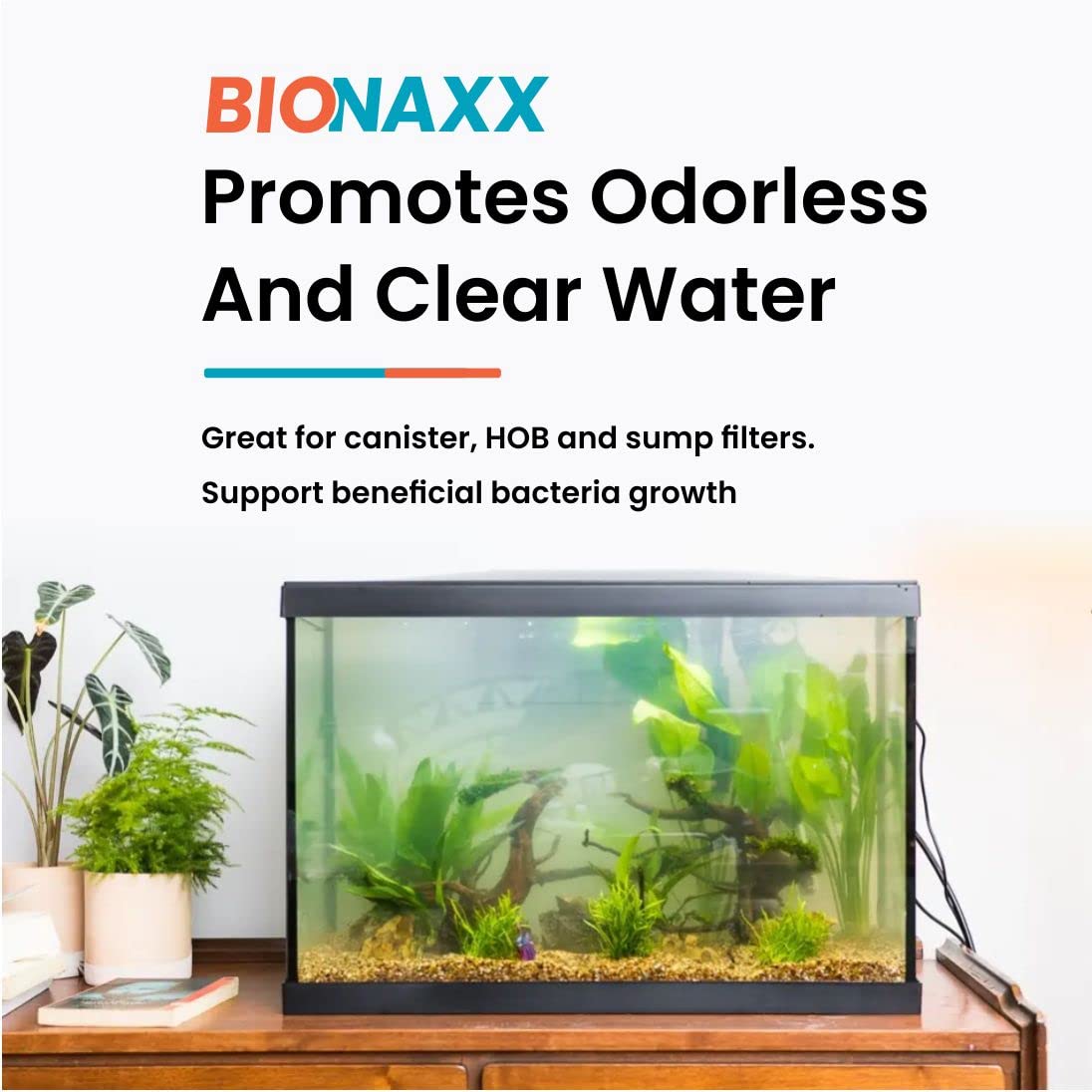 Casa De Amor Bionaxx Natural Biological Bio Filter Media for Aquarium