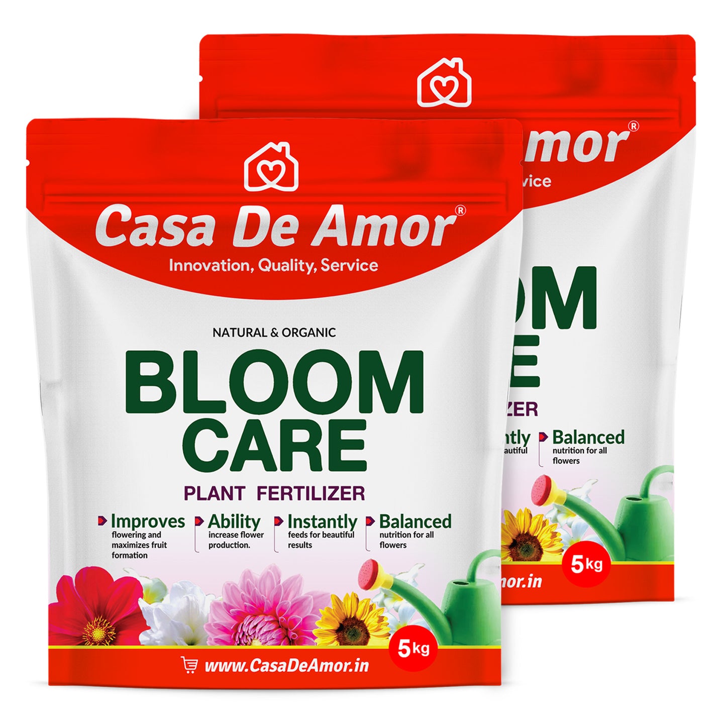 Casa De Amor Bloom Care Organic Essential Fertilizer for Vibrant Blooms and Healthy Plants