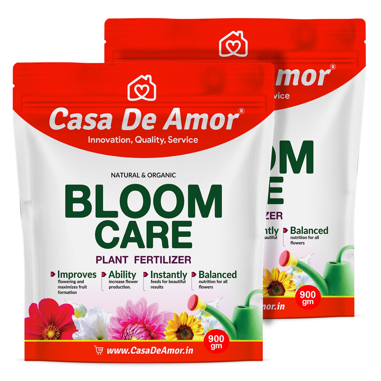 Casa De Amor Bloom Care Organic Essential Fertilizer for Vibrant Blooms and Healthy Plants