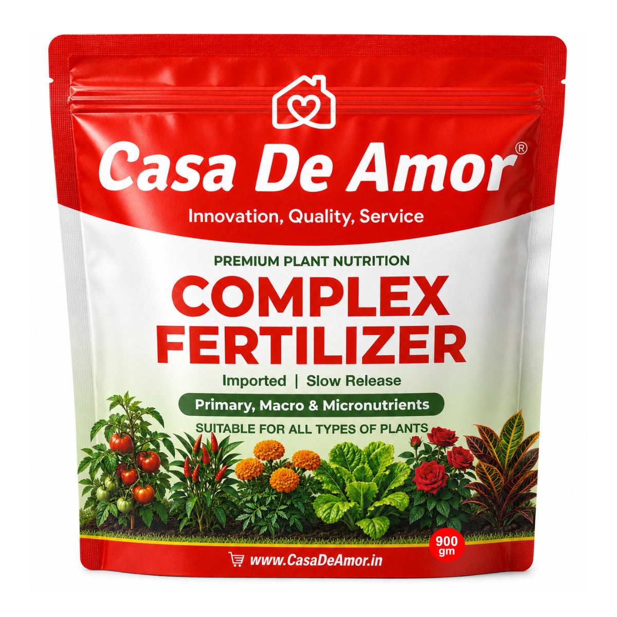 Casa De Amor Complex Fertilizer for Plants, Slow-Release Nutrients