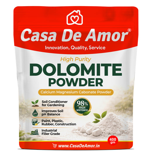 Casa De Amor Dolomite Powder (98% Whiteness) – Soil Conditioner & Industrial Grade