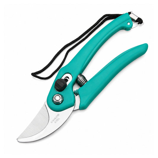 Casa De Amor Plant Pruner Cutter 1 Pc, Stainless Steel Garden Pruning Shear with Safety Lock, Sharp Blade & Ergonomic Handle for Plant, Branch, Leaf & Stem Cutting