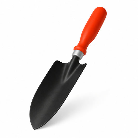 Casa De Amor Garden Trowel 1 Pc, Metal Blade Hand Shovel with Ergonomic Handle for Digging, Planting, Transplanting, Soil Loosening, Balcony, Indoor & Outdoor Gardening Tool