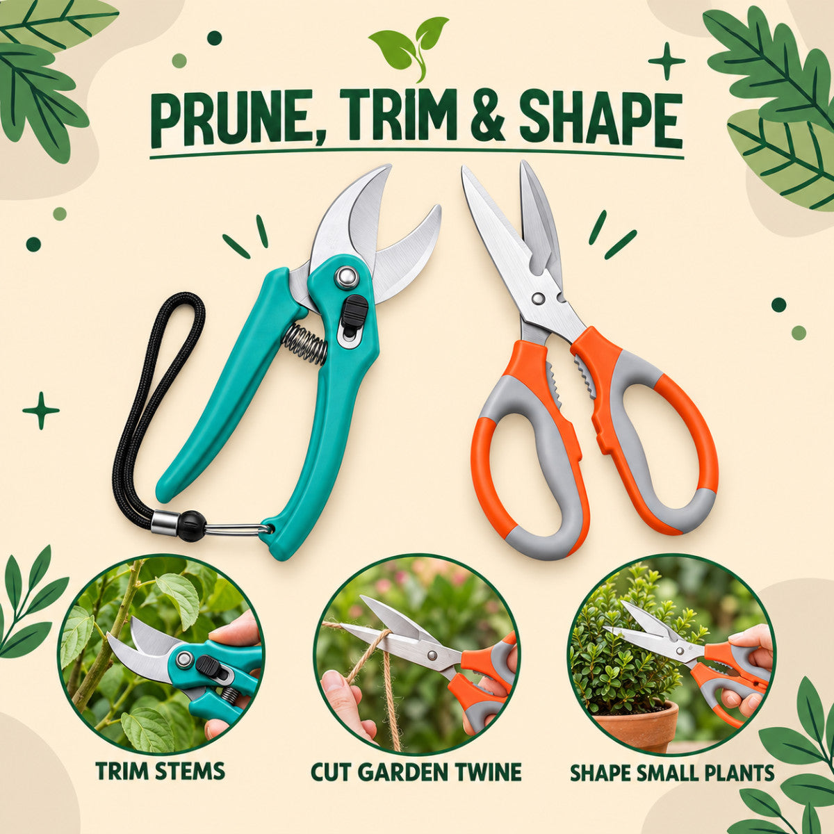 Casa De Amor Gardening Tools Kit-10 Pcs | Home Gardening Tool Set