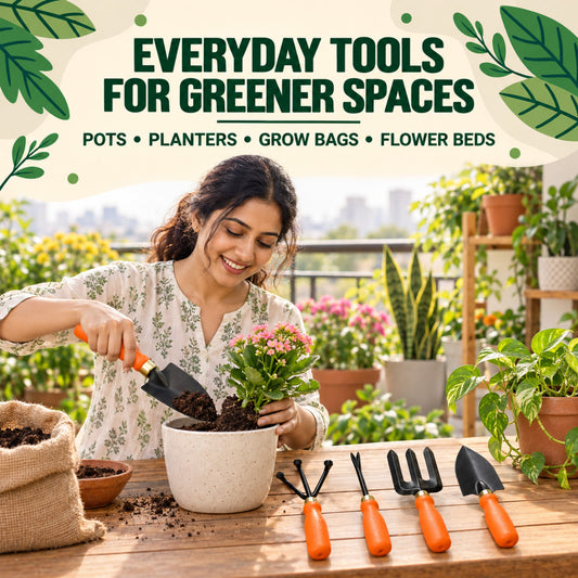 Casa De Amor Gardening Tools Kit-5 Pcs | Home Gardening Tool Set