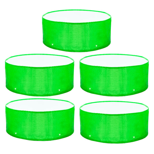 Casa De Amor 12X6 Inch HDPE Green Grow Bags UV Protected Round Suitable for Vegetable Terrace Gardening, 260 GSM