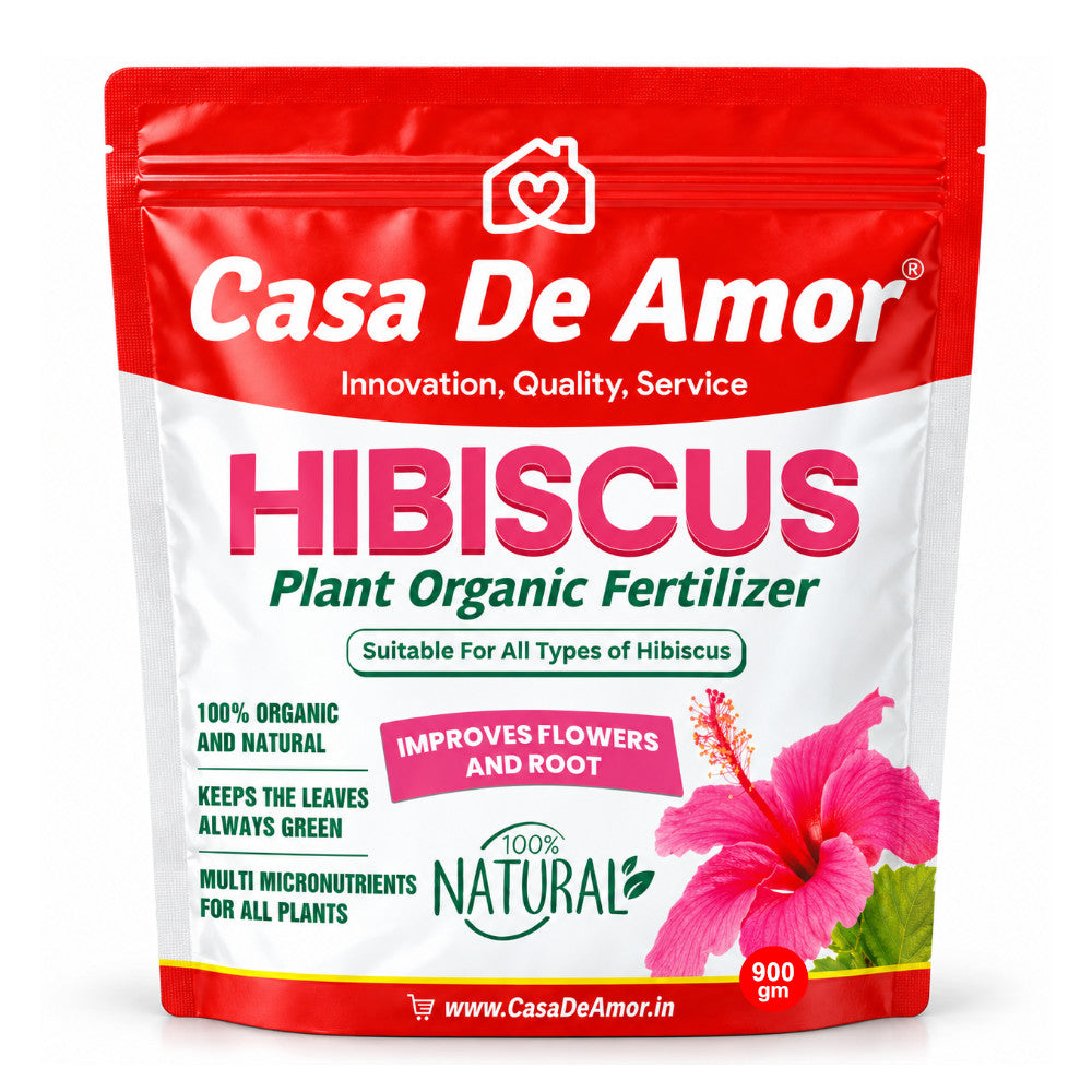 Casa De Amor Rose & Hibiscus Bloom Kit | Rose Care Fertilizer 900 gm + Hibiscus Fertilizer 1800 gm