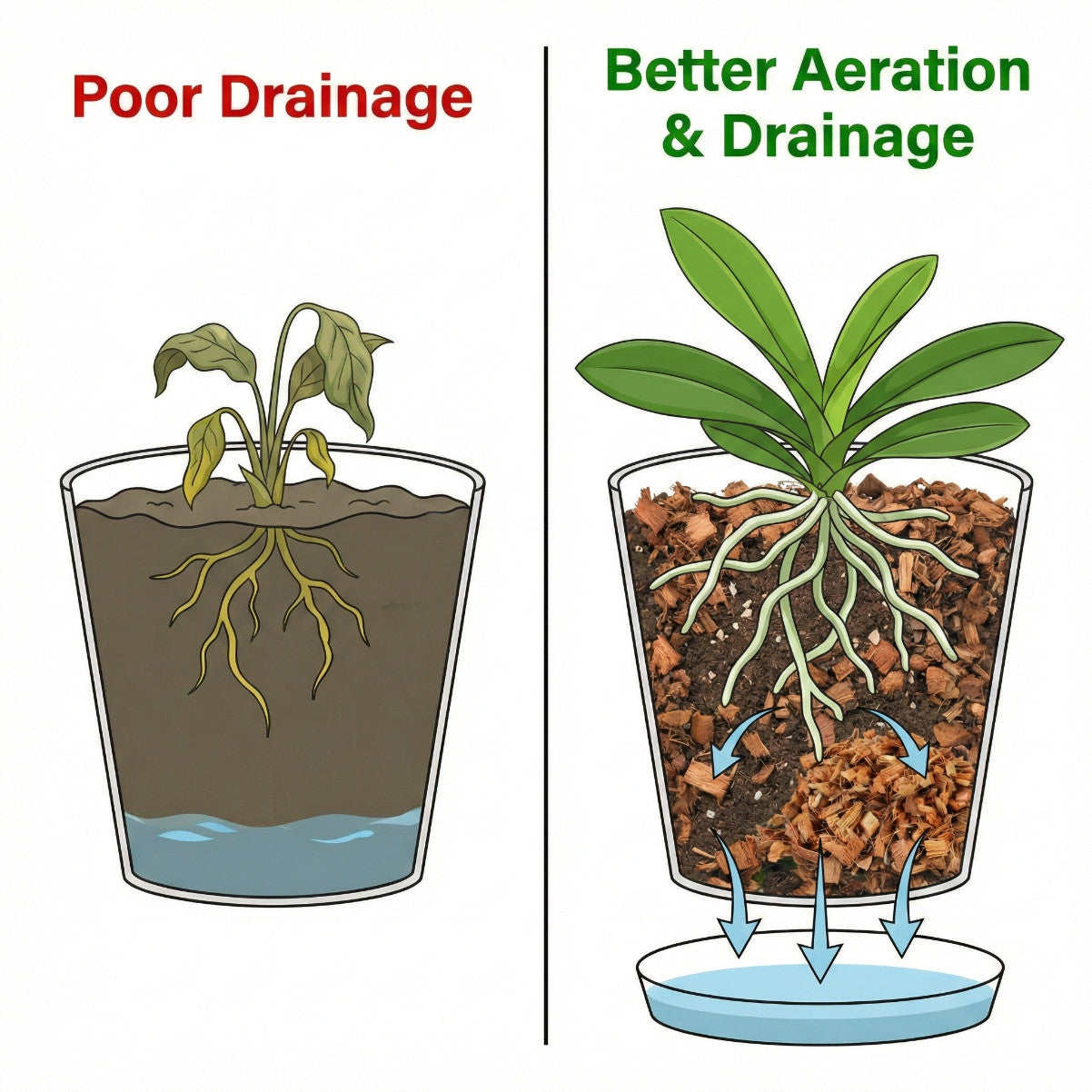 Casa De Amor Natural Coconut Husk Chip Fiber for Orchids, Anthurium, Mulch, Reptile Bedding, Potting Soil Mix for Indoor & Outdoor, Growing Media