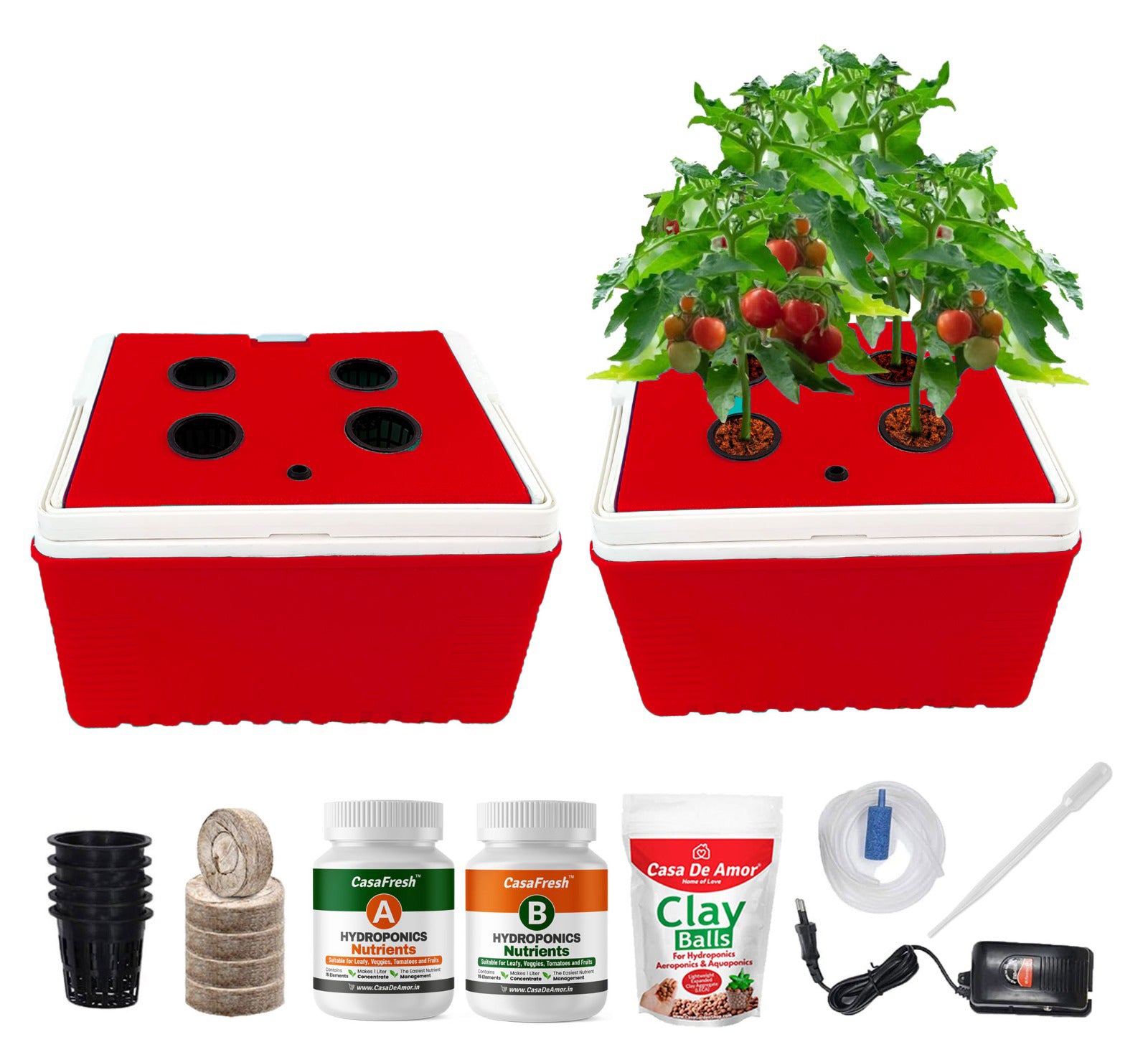 Casa De Amor Hydroponics kit for Vine Plants like Tomato, cucumber for