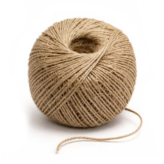 Casa De Amor Natural Jute Twine Rope/Sutli Thread – 60 Meters | Brown Jute String for Gift Wrapping, DIY Crafts, Gardening & Decoration
