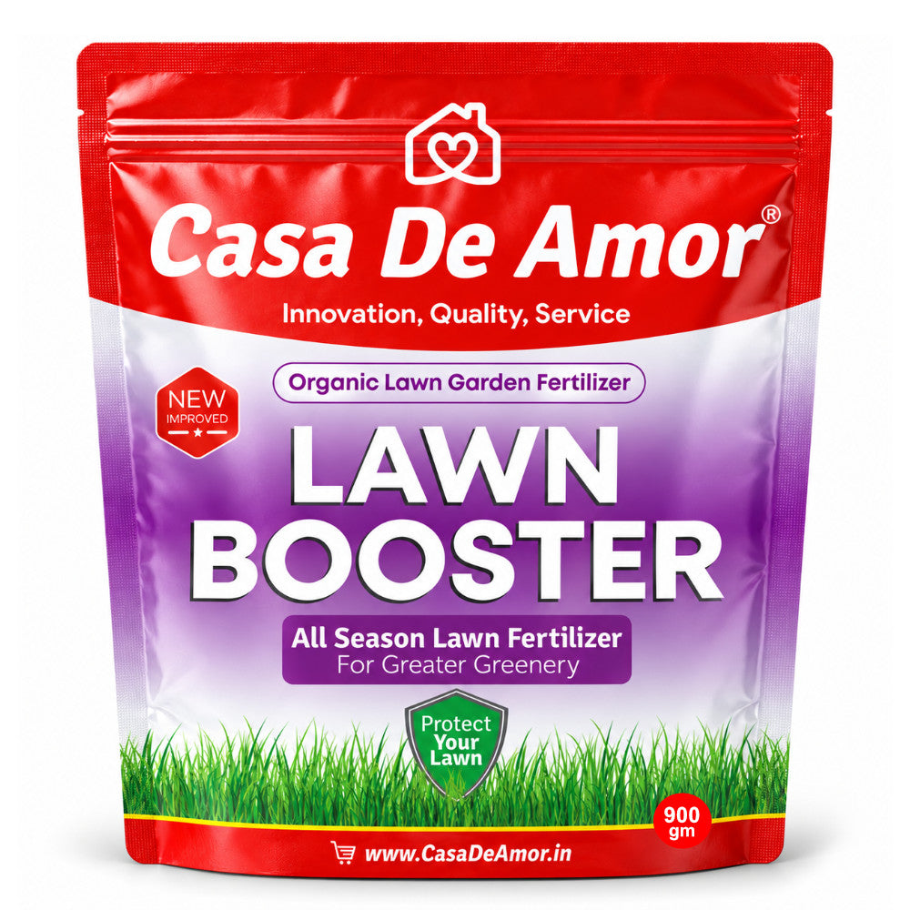 Casa De Amor Lawn Booster, 100% Organic Lawn Bio-Fertilizer, for Lush Green Lawn Grass