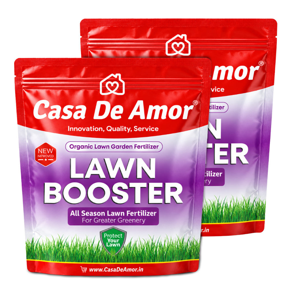 Casa De Amor Lawn Booster, 100% Organic Lawn Bio-Fertilizer, for Lush Green Lawn Grass