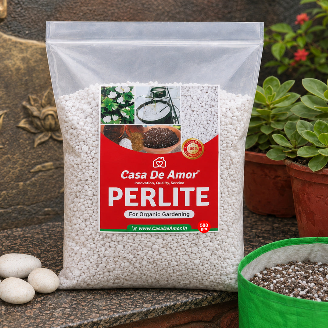 Perlite for Hydroponics & Horticulture Terrace Gardening Soil Conditioner (White)