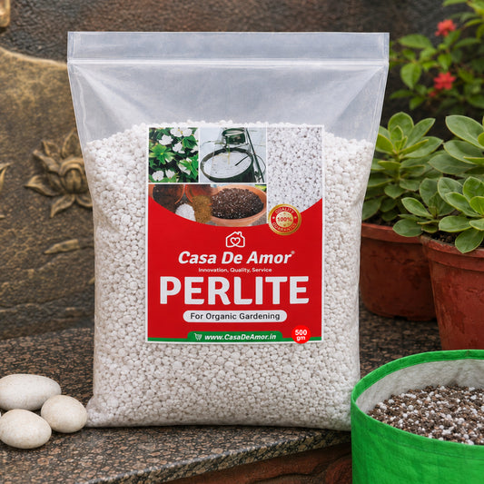 Perlite for Hydroponics & Horticulture Terrace Gardening Soil Conditioner (White)