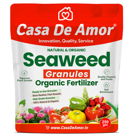 Casa De Amor Seaweed Granules Organic Plant Food, Plant Growth Promoter, Suitable For All Types of Plants