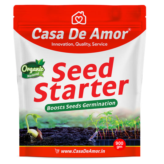 Casa De Amor Organic Seed Starter Mix for Seed Germination & Healthy Seedling