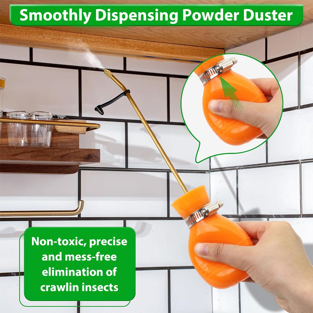 Casa De Amor Premium Silicone Powder Sprayer – Multi-Purpose Manual Applicator for Gardening & Pest Control