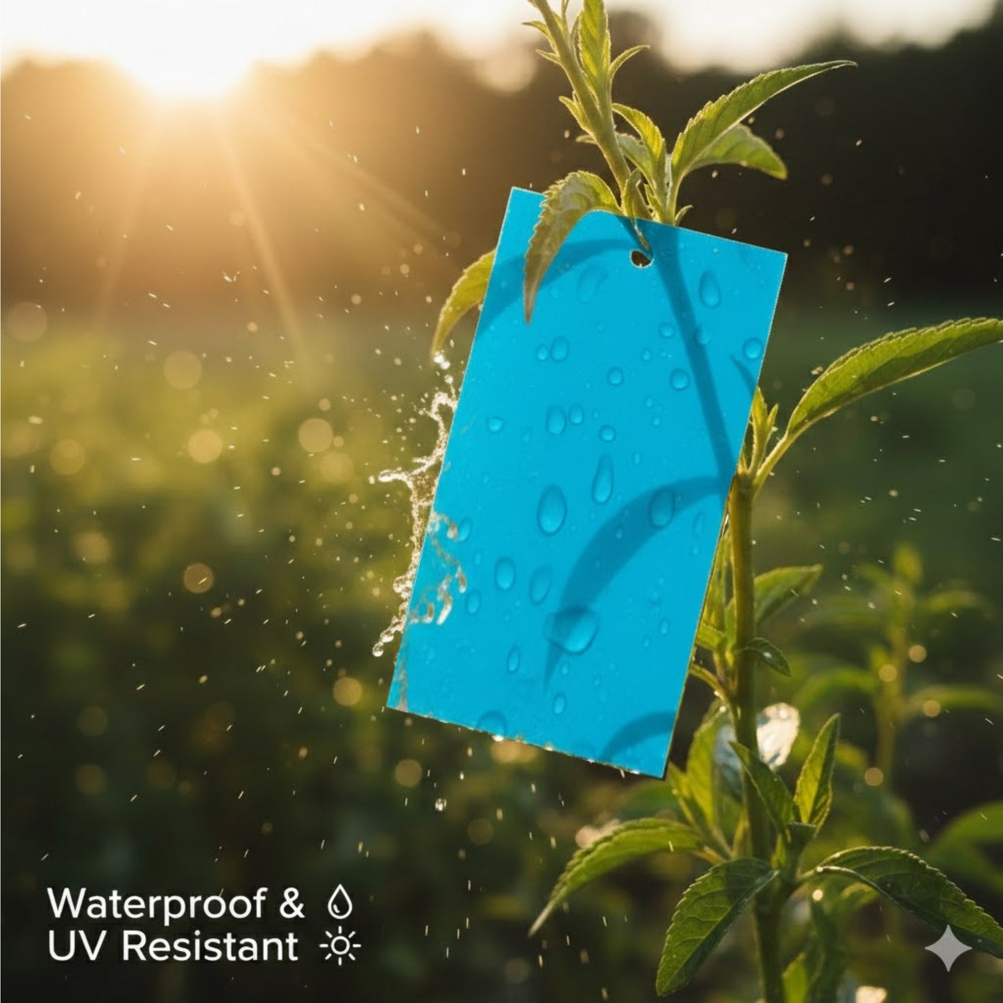 Casa De Amor Sticky Pads for Sticky Trap for Insects Pack of 10 Sheets | for Garden & Agriculture to Control Whiteflies, Aphids, Thrips, Jassids| Fly Catcher Insect Catcher Glue Trap for 100% Results