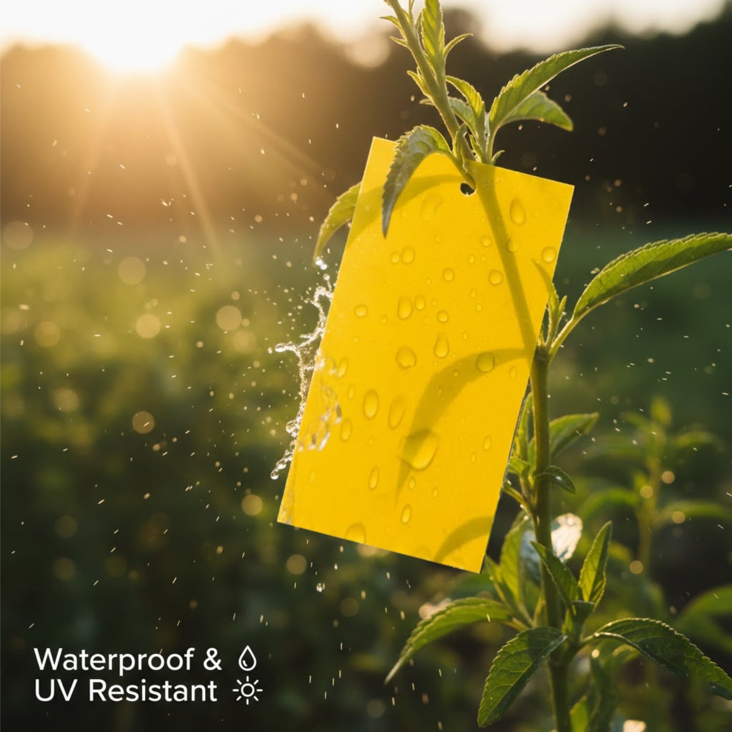 Casa De Amor Sticky Pads for Sticky Trap for Insects Pack of 10 Sheets | for Garden & Agriculture to Control Whiteflies, Aphids, Thrips, Jassids| Fly Catcher Insect Catcher Glue Trap for 100% Results
