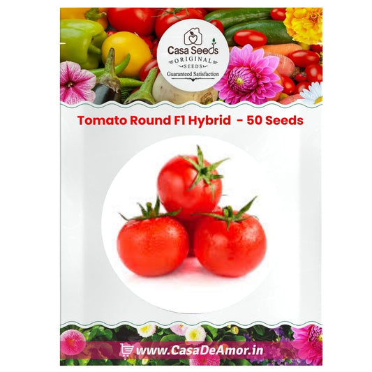Tomato Round F1 Hybrid - 50 Seeds