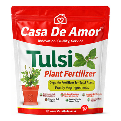 Organic Tulsi Fertilizer for tulsi plant in Balcony, Terrace & Home Gardening