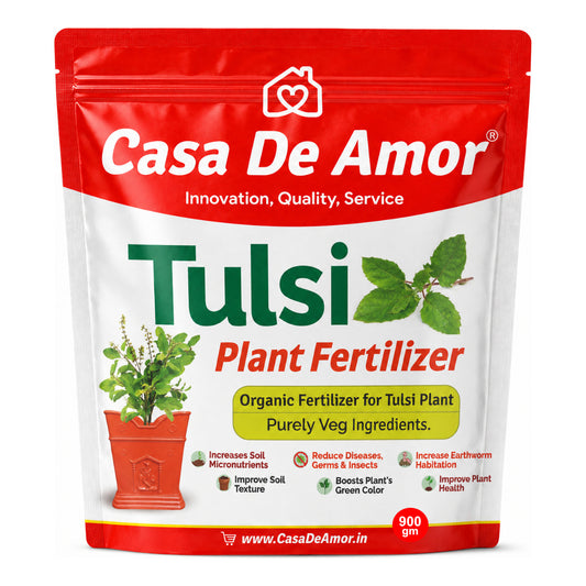 Organic Tulsi Fertilizer for tulsi plant in Balcony, Terrace & Home Gardening