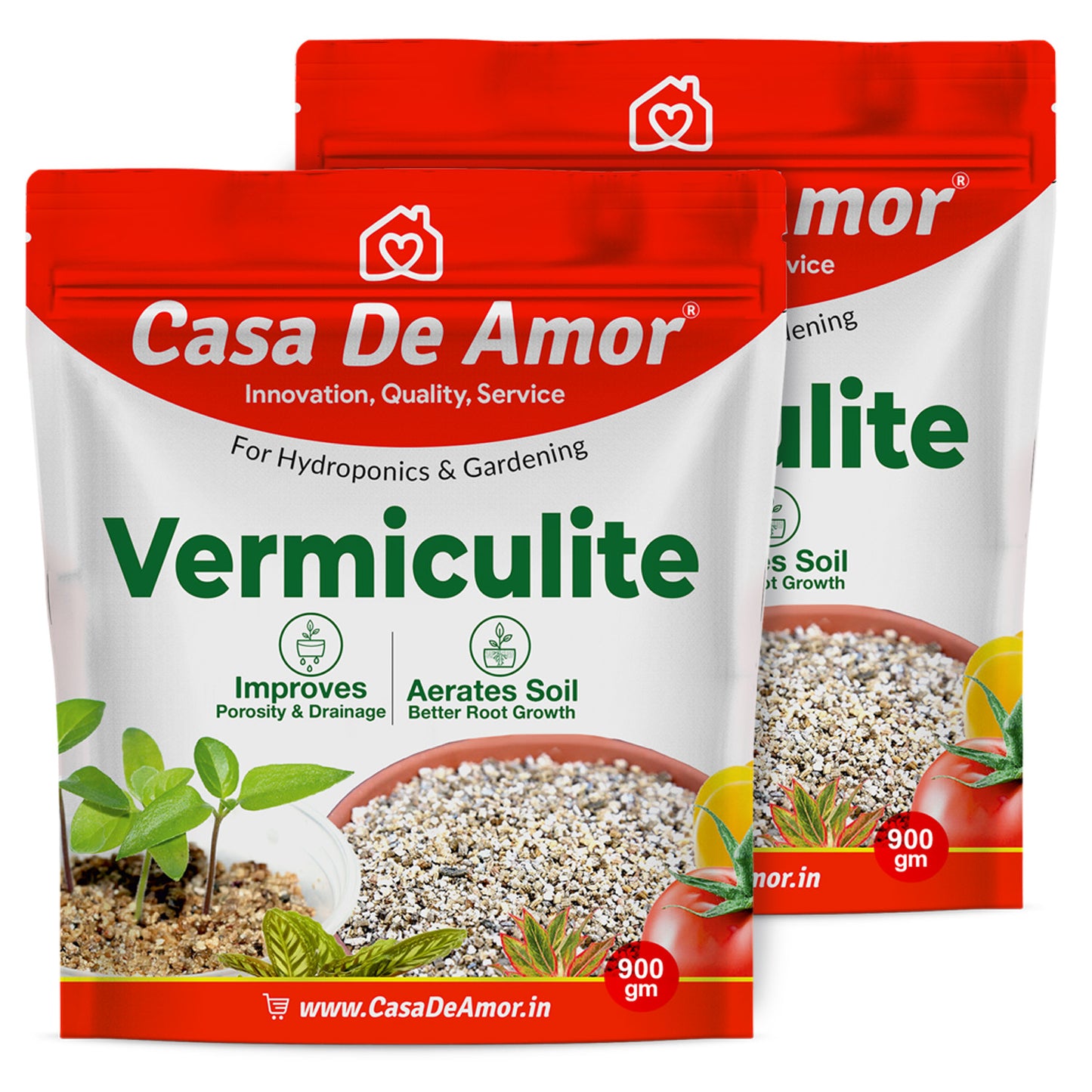Vermiculite for Gardening & Hydroponics, Safe Natural Soil Conditioner for Better Root Growth