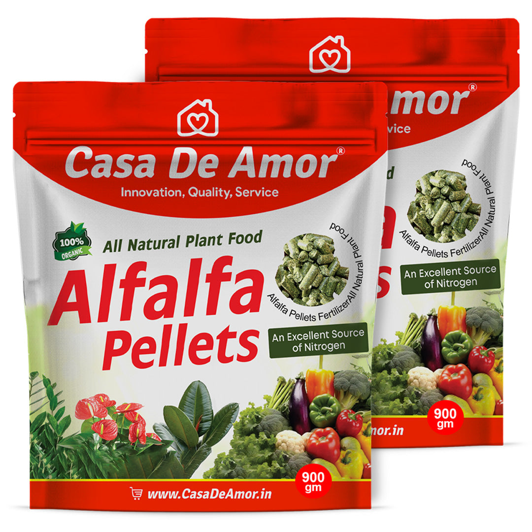 Casa De Amor Alfalfa Pellets ideal for organic gardening, mulch, hydroponics, livestock feed